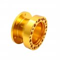 Uxcell 51mm Height Gold Tone Metal Steering Wheel Hub Adapter Spacer For Car Vehicle