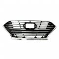 Waltyotur Replacement For Hyundai Sonata 2018 2019 2020 Front Bumper Grill Grille Chrome Black 86350-c2ab0 86350c2ab0 86350