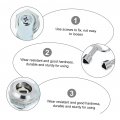 Doitool 2 Sets Box Power Supply Cabinet Locking Metal Triangular Panel Triangle Socket Key Distribution Zinc Aluminum Alloy