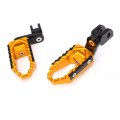 Autobahn88 Motorcycle Footpeg Front Rider Touring-type With 40mm-extension Compatible Buell 1125r All Year Gold