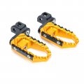 Autobahn88 Motorcycle Footpeg Front Rider Touring-type With 40mm-extension Compatible Buell 1125r All Year Gold