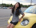 Carlashes For Beetle 2012-present Car Headlight Eyelashes Black 