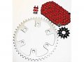 Fits Honda Crf450 R Red Non O Ring Chain And Sprocket 13 52 120l