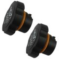 2pcs Fc208 12573337 Engine Oil Fill Cap For Gmc Sierra 1500 1999 2011 Chevrolet Cadillac Buick Hummer Isuzu 