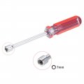 Uxcell Non-magnetic 7mm Nut Driver Red Coded Handle With 3 7 Inch Shaft