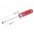 Uxcell Non-magnetic 7mm Nut Driver Red Coded Handle With 3 7 Inch Shaft