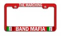 The Marching Band Mafia Italian Italy Rd Auto Metal License Plate Frame Tag Holder Heavy Duty Steel Universal Fit For Cars 