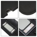 Gxywady 2 Pcs Sun Visors Black 23142243 23142245 Replacement For C6 Corvette 2005 2006 2007 2008 2009 2010 2011 2012 2013