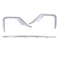 3pcs Bumper Face Bar Grille Trim Molding Front Center Left Right For Honda Crv Cr-v 2020 2021 2022 Replace 71112tlaa50 