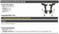 Front Lower Control Arm Ball Joint And Sway Bar Link Kit 4 Piece Compatible With 2013-2018 Ford Escape