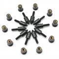 Yibid 5mm 10pcs Universal Motorcycle Spike Bolts Screws Windscreen Windshield M5 Fairing License Plate Mounting Kit Nuts For