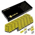 Caltric O-ring Yellow Drive Chain Compatible With Honda Vfr700 Vfr-700 Interceptor 700 1986-1988