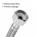 Uxcell 32 Inch Long Faucet Supply Line Connector 2pcs G3 8 Male Compression Thread X G1 2 Female Straight 304 Stainless Steel