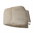 Secosautoparts Passenger Side Top Lean Back Perforated Leather Seat Cover Tan Compatible With Ford F150 2009 2010 2011 2012