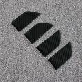 Beautost Fit For Toyota Highlander 2020 2021 2022 2023 2024 Interior Door Handle Bowl Panel Cover Trims Carbon Fiber Black