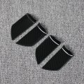 Beautost Fit For Toyota Highlander 2020 2021 2022 2023 2024 Interior Door Handle Bowl Panel Cover Trims Carbon Fiber Black