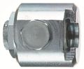 05-048 5 In Button Head Grease Gun Coupler Zinc Plated Steel With 1 8 Npt Female Inlet Silver 