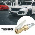X Autohaux Car Open Flow Tire Chuck Lock On Inflator For Gauge Air Compressor