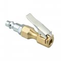 X Autohaux Car Open Flow Tire Chuck Lock On Inflator For Gauge Air Compressor