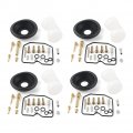Newsmarts 4 Sets Motorcycle Carburetor Repair Kit Gasket Rebuild Diaphragm Float For Kawasaki Zx600 A 1985 1986 1987