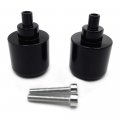 Black Billet Aluminum Bar Ends For Cbr600 Vfr800 Cb919 900rr 929rr 954rr Vtr Rc51 Gl1800 Mt325-006-bk 