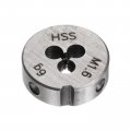 Uxcell Round Threading Dies Metric M1 6 X 0 35 Thread Right Hand High Speed Steel Hss Screw Cutting Die Repair Tool