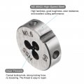 Uxcell Round Threading Dies Metric M1 6 X 0 35 Thread Right Hand High Speed Steel Hss Screw Cutting Die Repair Tool