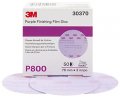 3m 30370 Hookit Purple 3 P800 Grit Finishing Film Disc