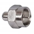 Vdv814-610 Coax Adapter Terminator Male F 75 Ohm 10 Pack 