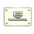 Ipick Image Made For Jeep Wrangler 3d Logo Glow In The Dark Luminescent Billet Aluminum 2 Inch Tow Hitch Cover