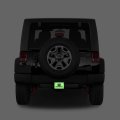 Ipick Image Made For Jeep Wrangler 3d Logo Glow In The Dark Luminescent Billet Aluminum 2 Inch Tow Hitch Cover