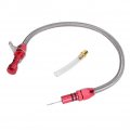 Qiilu Transmission Dipstick Stainless Steel Fit For Gm Th350 350 Red