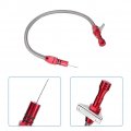 Qiilu Transmission Dipstick Stainless Steel Fit For Gm Th350 350 Red