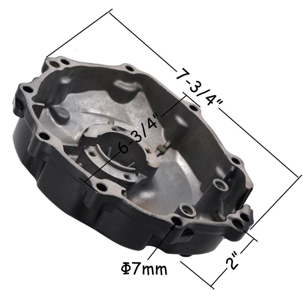 Cbr1000rr Engine Stator Crankcase Cover Left For 2012 To 2016 Cbr 1000 Rr Mt313-059b-bk Black Aluminum Alloy Case