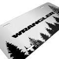 Ipick Image Made For Jeep Wrangler Forrest Sillhouette Graphic Brush Special Aluminum Metal License Plate