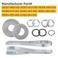 41mm Rear Axle Nut Wrench Tool Set Washer Seal For Honda Rancher 420 Trx420 2007-2013 90307-hm5-930 90308-hm5-930 90481-hc4-000