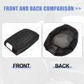 Uxcell Microfiber Leather Center Console Lid Armrest Cover Black Red Stitches For Jeep Wrangler Jk 2011-2017