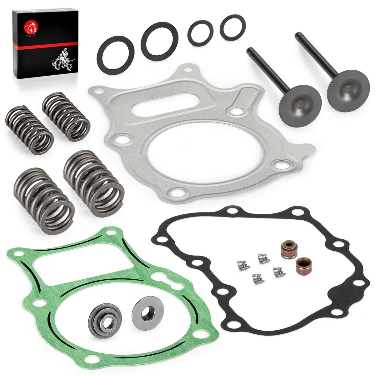 Intake And Exhaust Valve Seal Spring Kit For Honda Recon 250 Trx250te Trx250tm Trx250ex Sportrax Trx250x Part 14711-hm8-a40