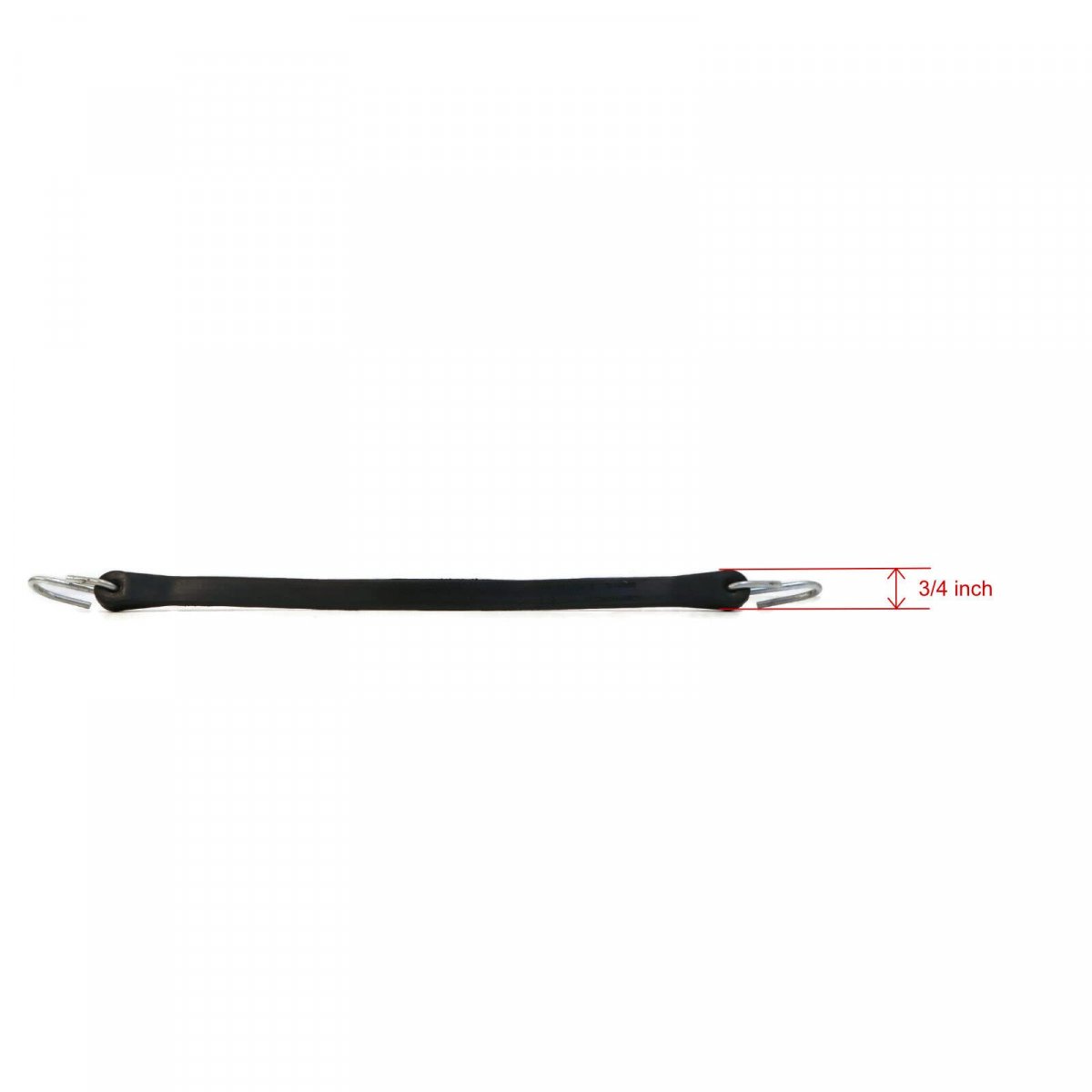 Black Rubber Tarp Straps For Flatbed Vehicles 21 In Bungee Tie Down With Stainless Steel J Hooks Pack Of 2