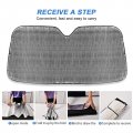 Oarencol Makeup Women Eyes Purple Car Windshield Sun Shade Foldable Uv Ray Visor Protector Sunshade To Keep Your Vehicle Cool
