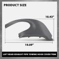 Left Rear Exhaust Pipe Towing Hook Cover Trim For Range Rover Evoque 2012-2018 Without Sport Type