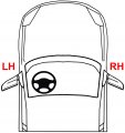 Kool Vue Mirror Driver Side Compatible With 2005-2009 Buick Lacrosse Allure Power Glass Heated Gm1320302