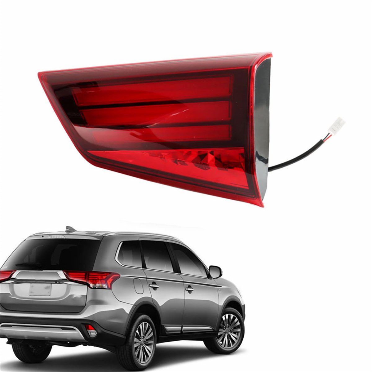 Tail Light Replacement For Outlander 2016 2017 2018 2019 2020 Right Side Passenger Rear Inner Clear Lens Chrome Replaces