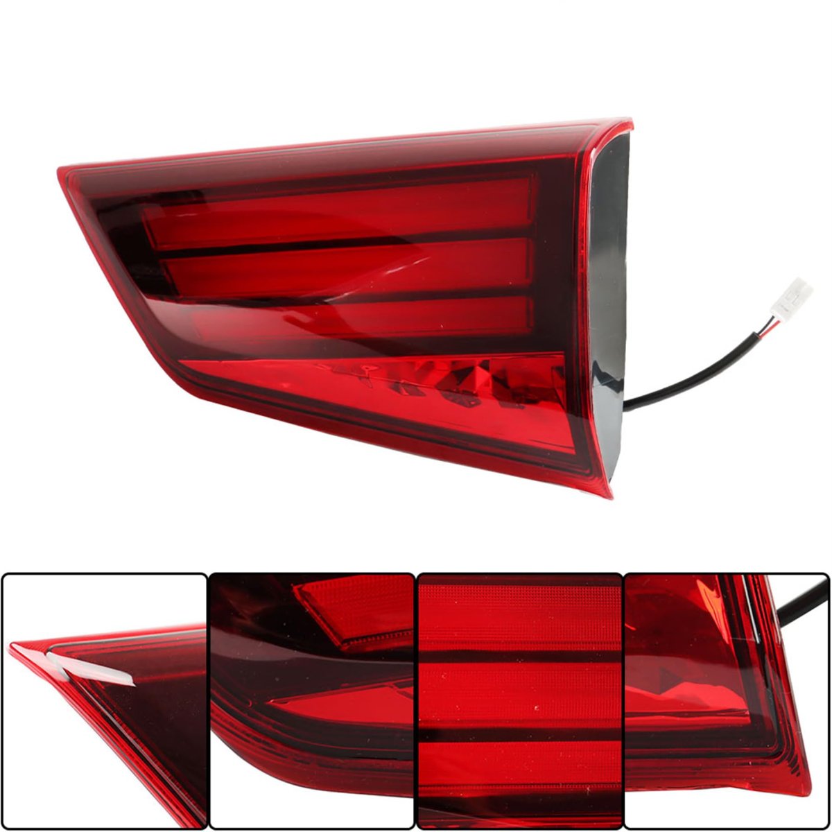 Tail Light Replacement For Outlander 2016 2017 2018 2019 2020 Right Side Passenger Rear Inner Clear Lens Chrome Replaces