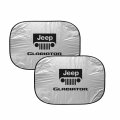 Ipick Image For Jeep Gladiator Universal Fit Dual Panels 2 Of 28 W X 24 L Easy Folding Windshield Sun Shade
