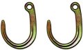 Ba Products Set Of Two N711-10-x2 8 J Hook Short With Hole For Chain Wrecker Tow Truck Rollback 