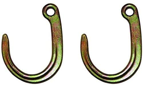 Ba Products Set Of Two N711-10-x2 8 J Hook Short With Hole For Chain Wrecker Tow Truck Rollback