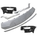 5pcs Lower Bumper Trim Moldings Kit Front For Ford Explorer 2018 2019 Replace Jb5z17e810aa Jb5z17e811ab 