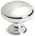 Cosmas 10 Pack 4950ch Polished Chrome Cabinet Hardware Round Mushroom Knob 1-1 4 Diameter 