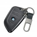 Bmw Key Fob Cover For X5 X3 X7 X1 X2 X4 X6 2 5 6 7 Series Gt3 Gt5 M5 M6 Aluminium And Leather Remote Protector B Type Black 